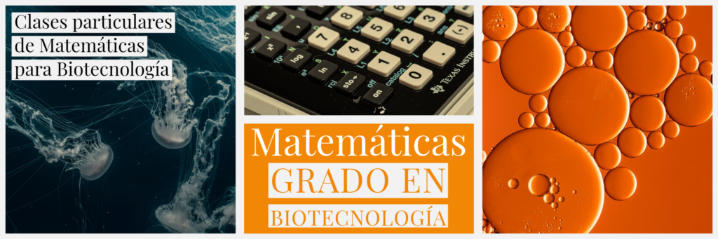 Clases online de Matemáticas para Biotecnología