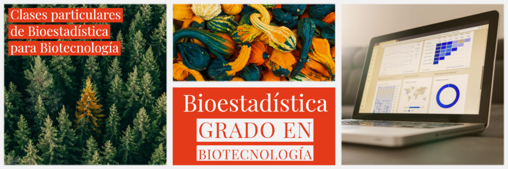 Clases online de Bioestadística para Biotecnología