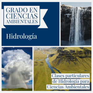 Clases online de Hidrología para Ciencias Ambientales