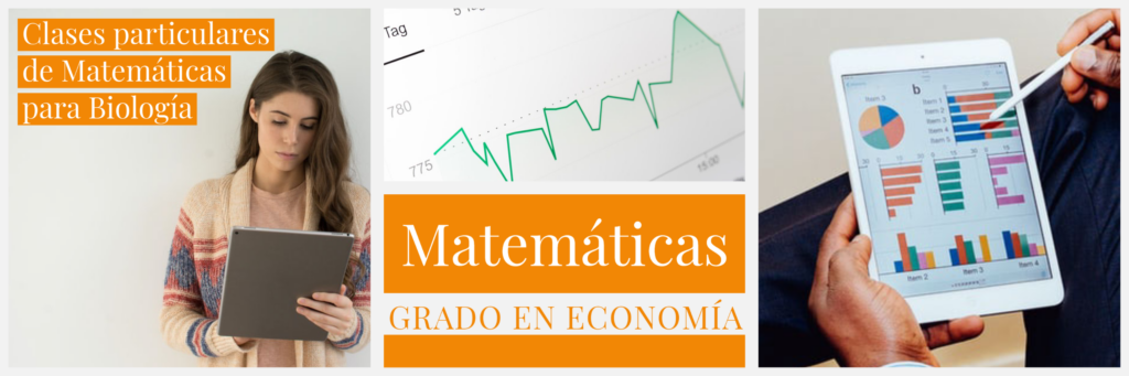 Clases online de Matemáticas para el Grado en Economía
