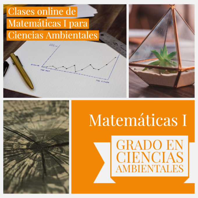 Clases online de Matemáticas para Ciencias Ambientales