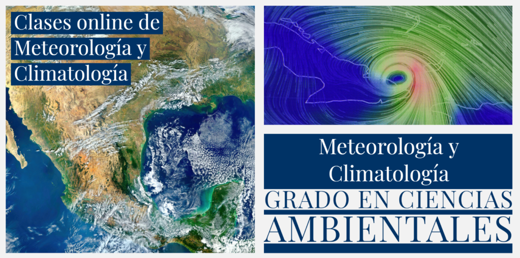 Clases online de Meteorología y Climatología para Ciencias Ambientales