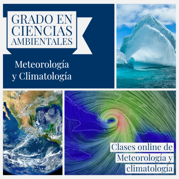 Clases online de Meteorología y Climatología para Ciencias Ambientales
