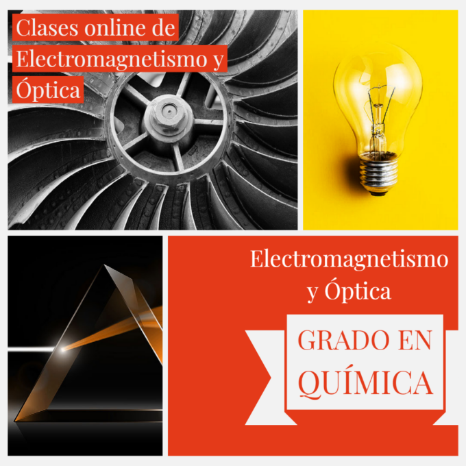 Clases online de Electromagnetismo y Óptica para Química UNED